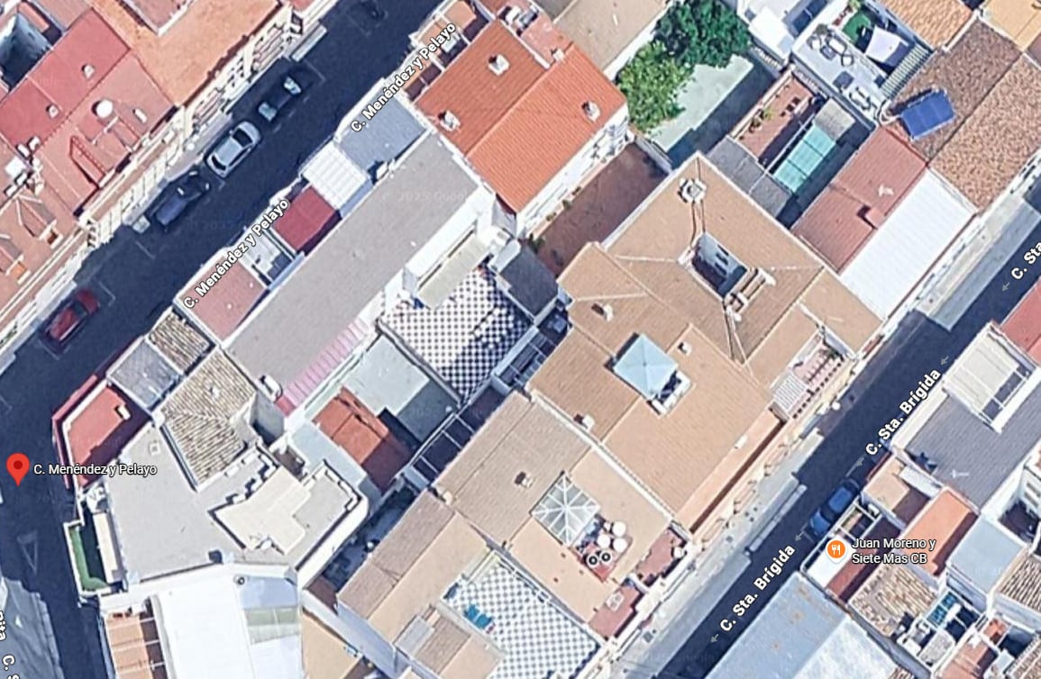 Calle Menéndez Pelayo de Jaén.