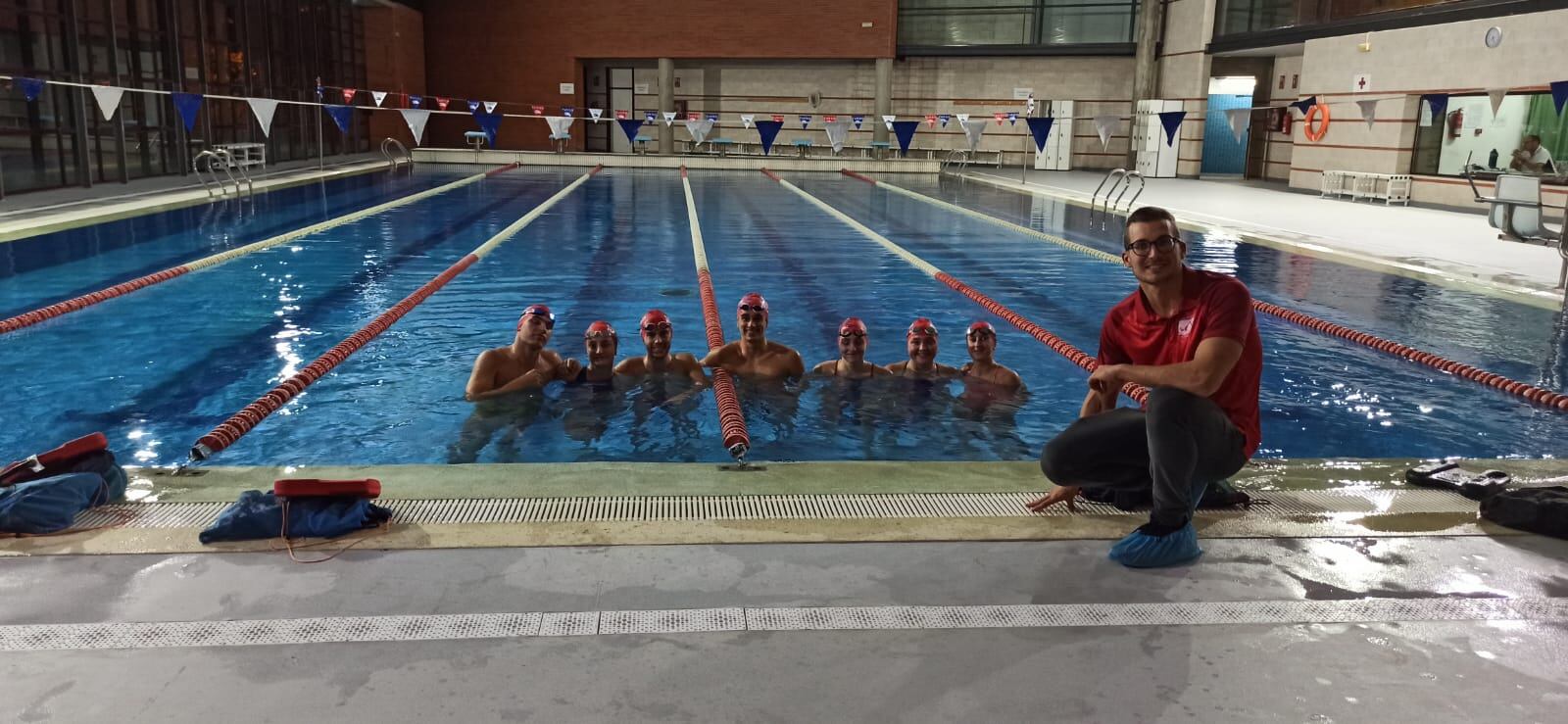 El club de Natación de Ciudad Real en la piscina climatizada de la Puerta de Santa María
