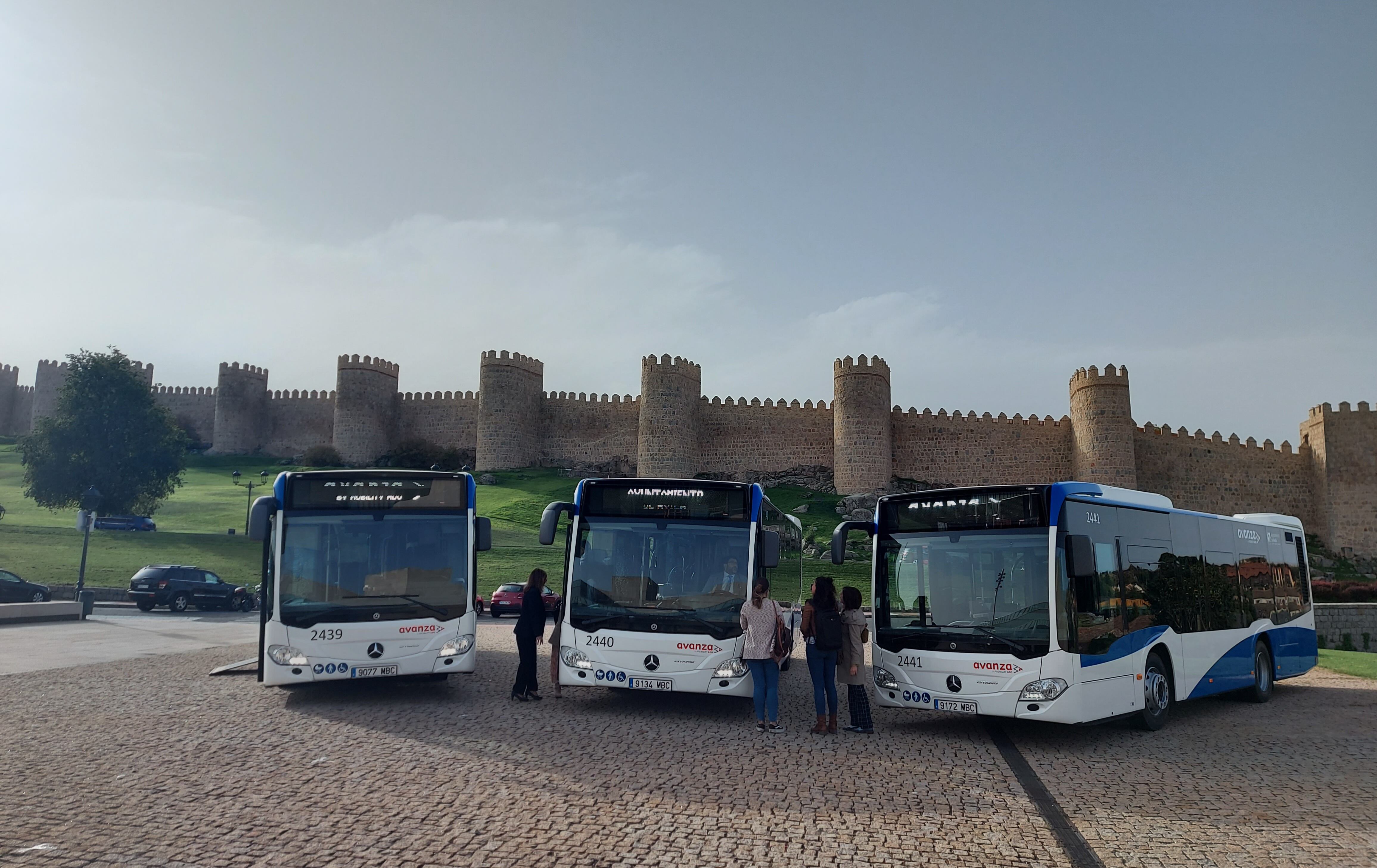 Tres nuevos autobuses circularán por las calles de Ávila