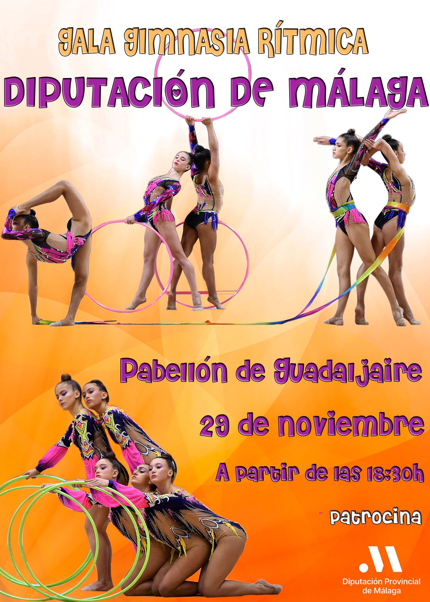 Gala de gimnasia rítmica en el pabellón de Guadaljaire