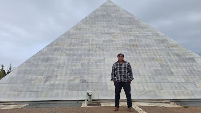 El arqueólogo Andrés Fernández Martín, que coordinó los trabajos de exhumación