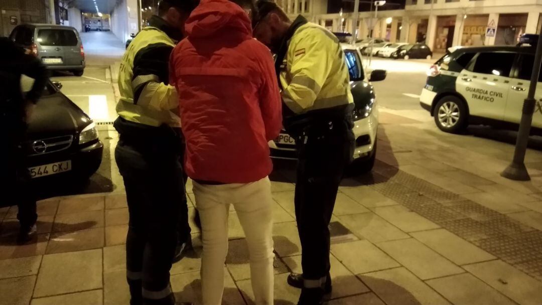 Momento de la detención