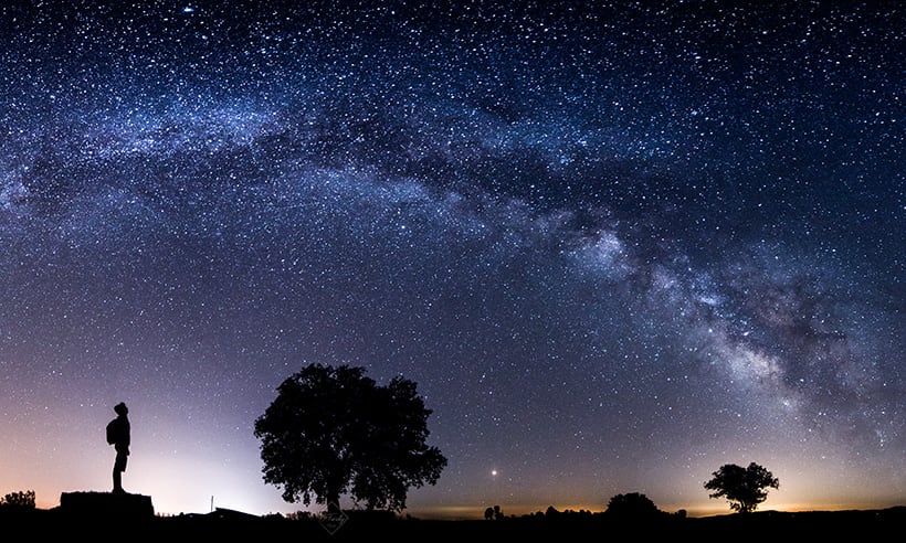 Cielos estrellados en la reserva Starlight de Los Pedroches