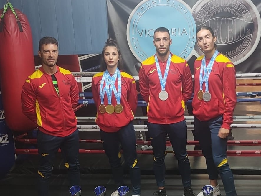 Cuatro medallas segovianas en la Copa del Mundo de kickboxing