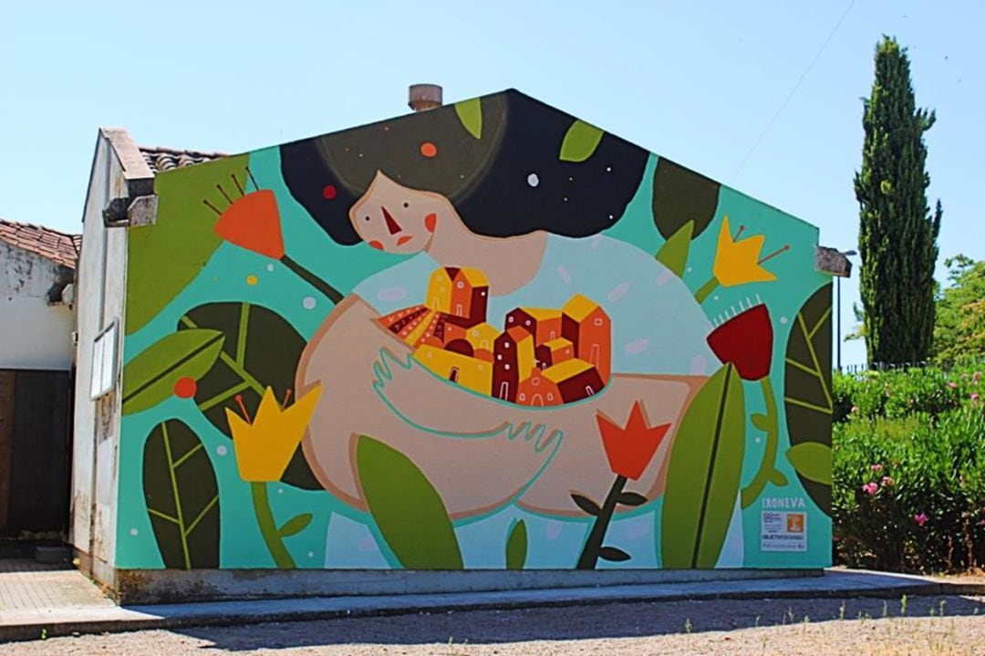 Mural en el parque de Valhondo 