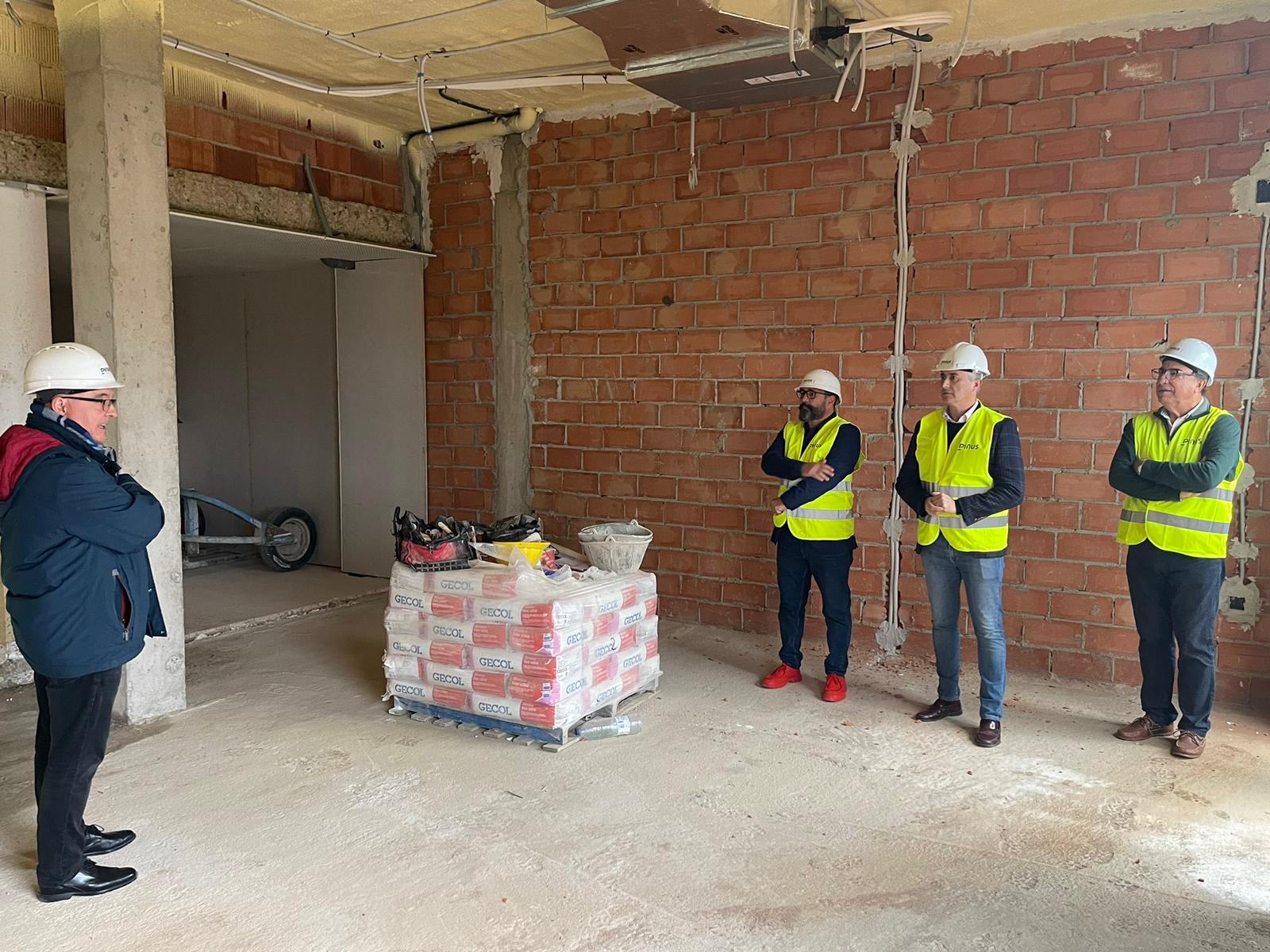 Visita de obras de Baños de la Encina.