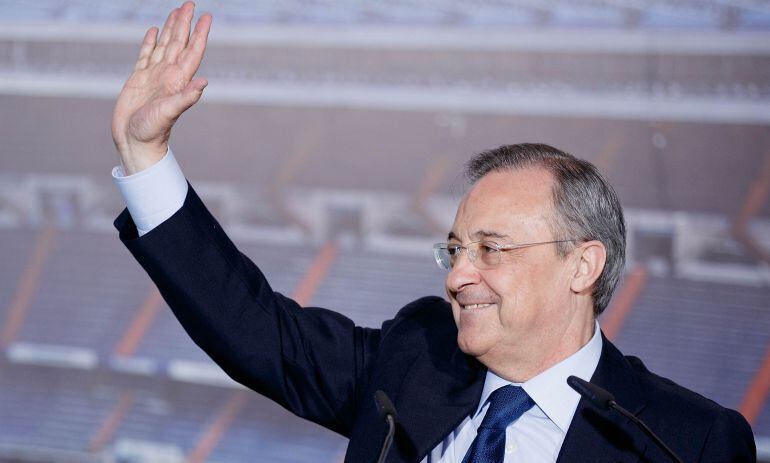 El presidente del Real Madrid Florentino Pérez.