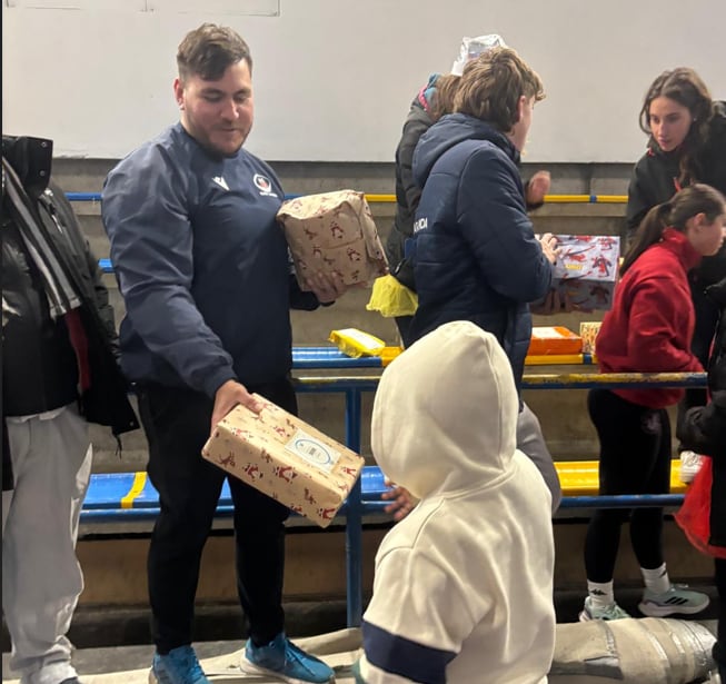 Entrega de los juguetes