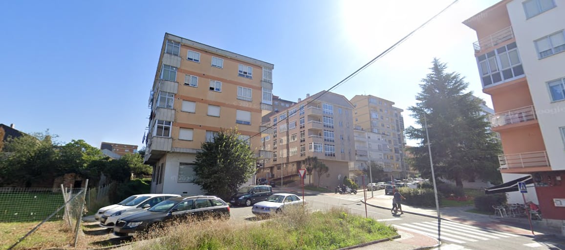 Vista del barrio de A Cuña.