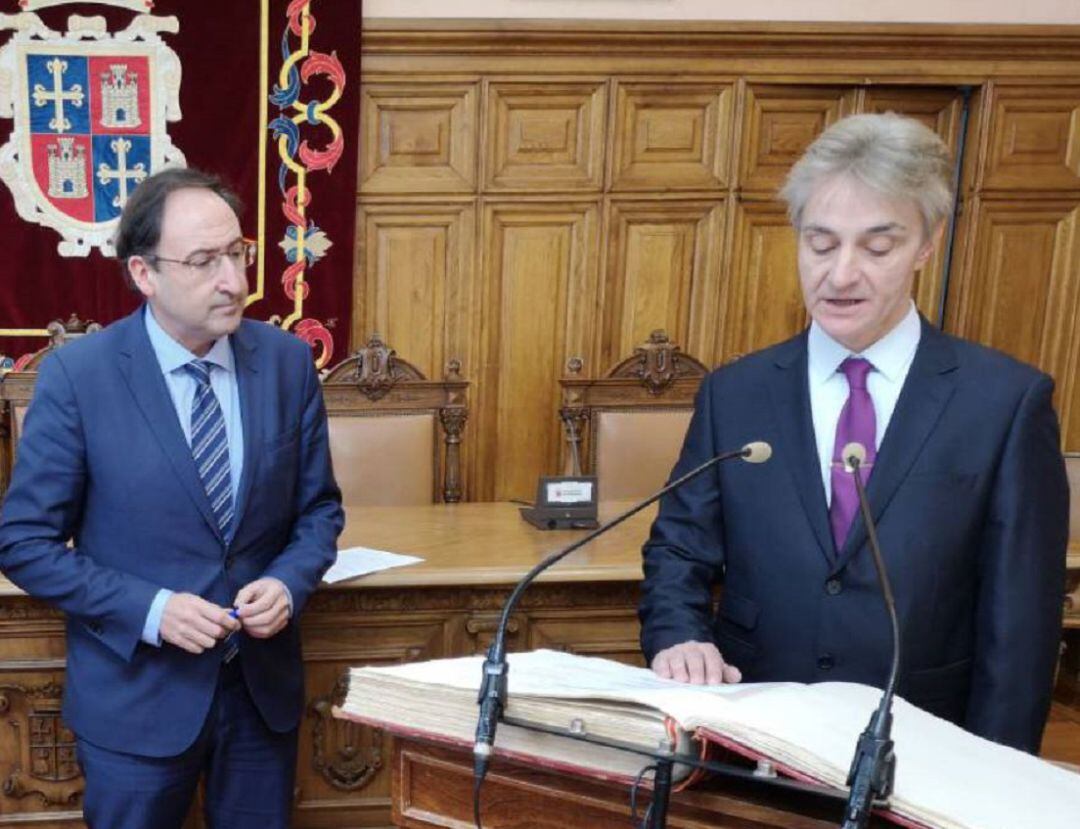 Luis Miguel Palacios en imagen de archivo el día de su toma de posesión