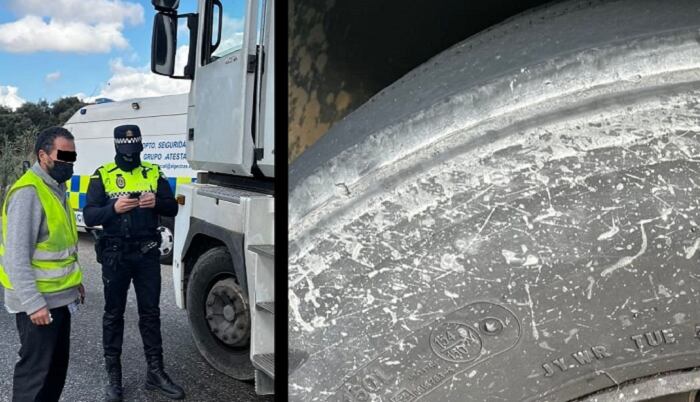 Intervención de un agente de Policía