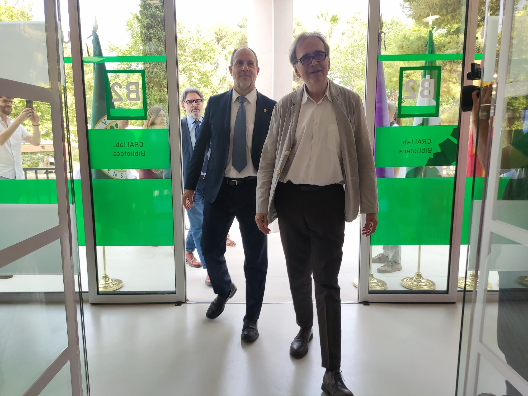 El Ministro de Universidades, Joan Subirats, durante una visita a la Universidad de Jaén