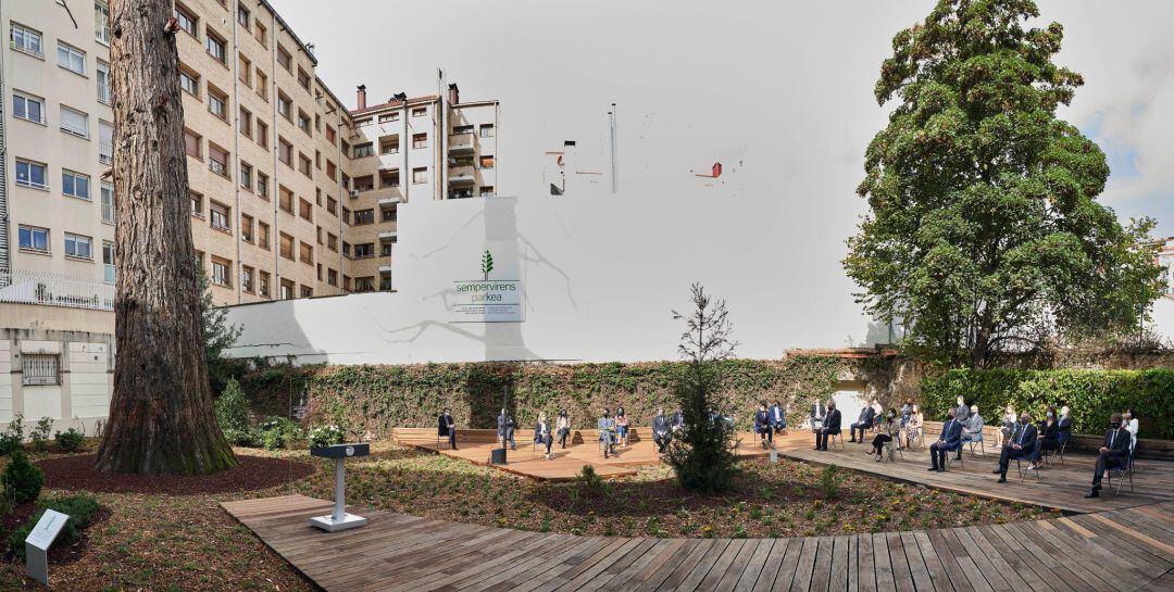 El nuevo parque Sempervivens de Vitoria recordará a las víctimas de la pandemia