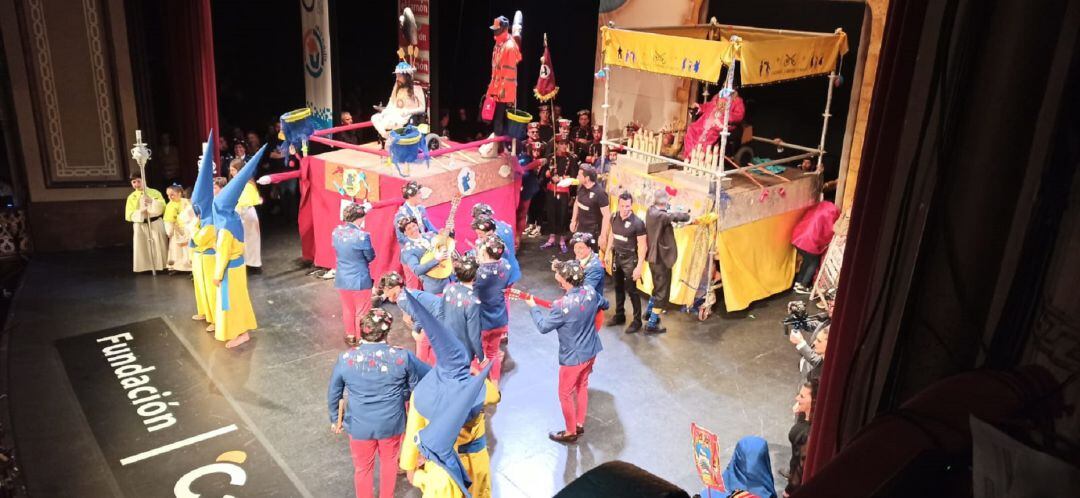 La chirigota de El Cascana en su pase de semifinales del COAC 2020