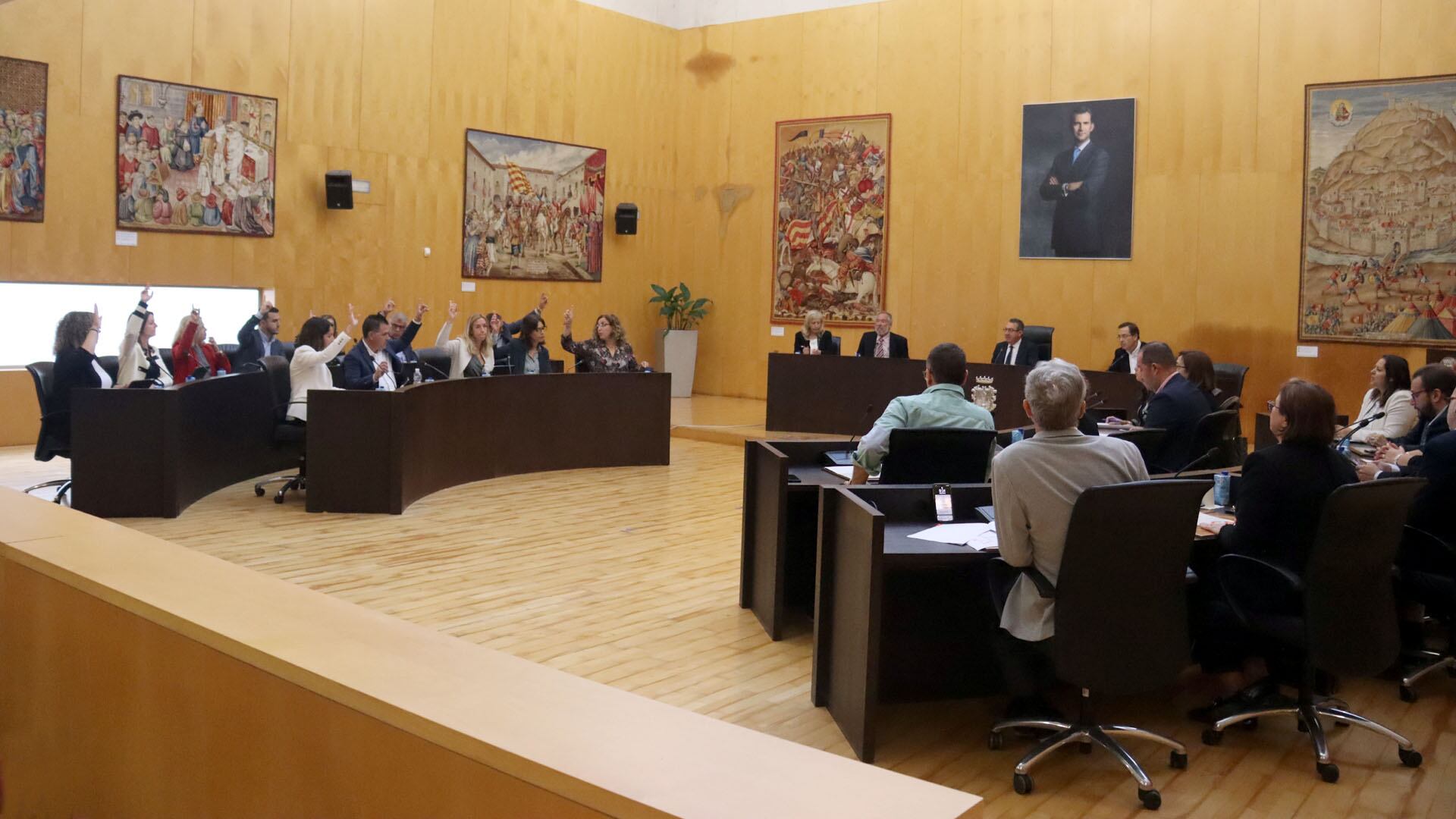 Pleno extraordinario celebrado este miércoles en el Ayuntamiento de Benidorm