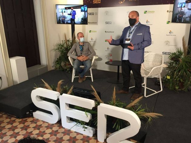 José Antonio García Baraza junto a Javier Ruíz