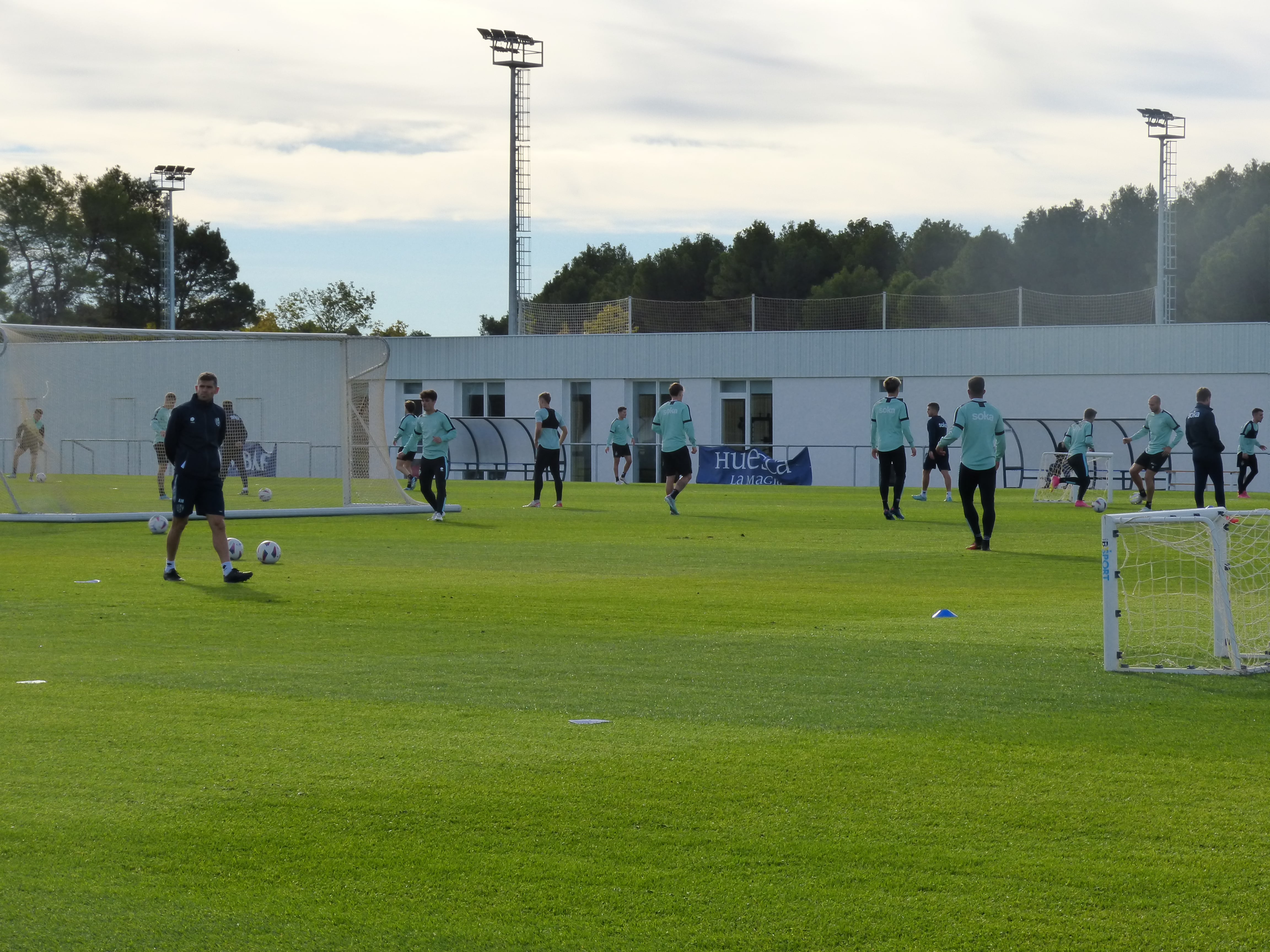 La SD Huesca regresa a los entrenamientos este jueves para preparar el último choque