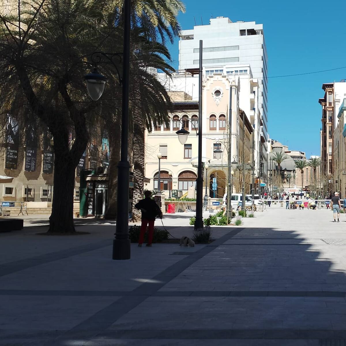 El bipartito estudia instalar toldos en la avenida de la Constitución hasta que crezcan los árboles