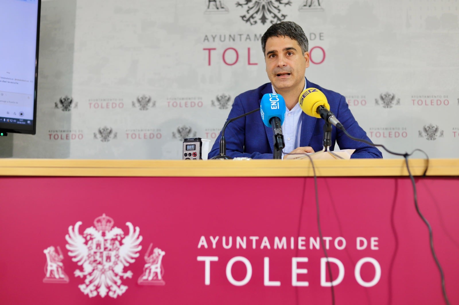 Juanjo Alcalde, portavoz del equipo de Gobierno del Ayuntamiento de Toledo en una imagen de archivo