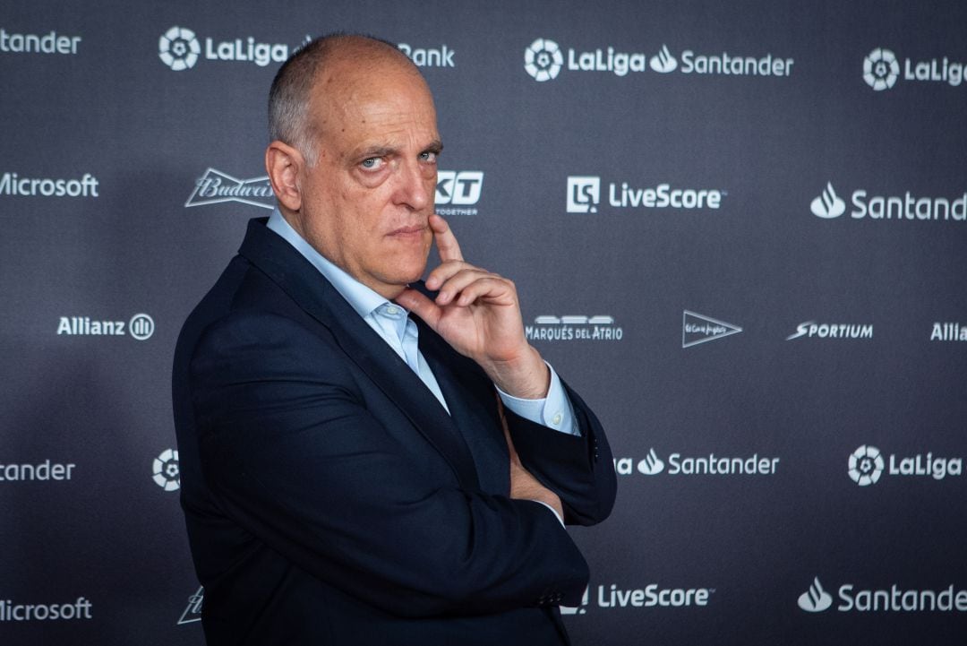 Javier Tebas, presidente de la Liga