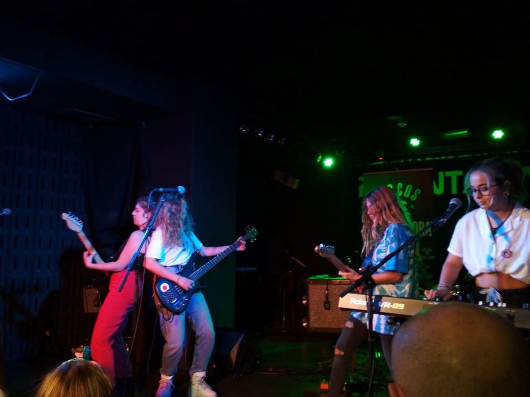 Las Dianas, durante el concierto en la sala Planta Baja