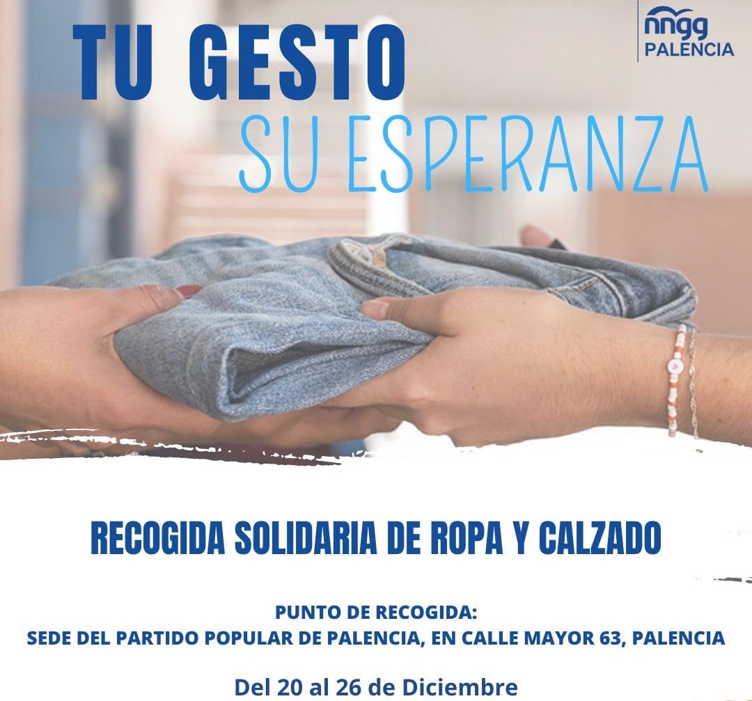 Recogida solidaria de NNGG Palencia