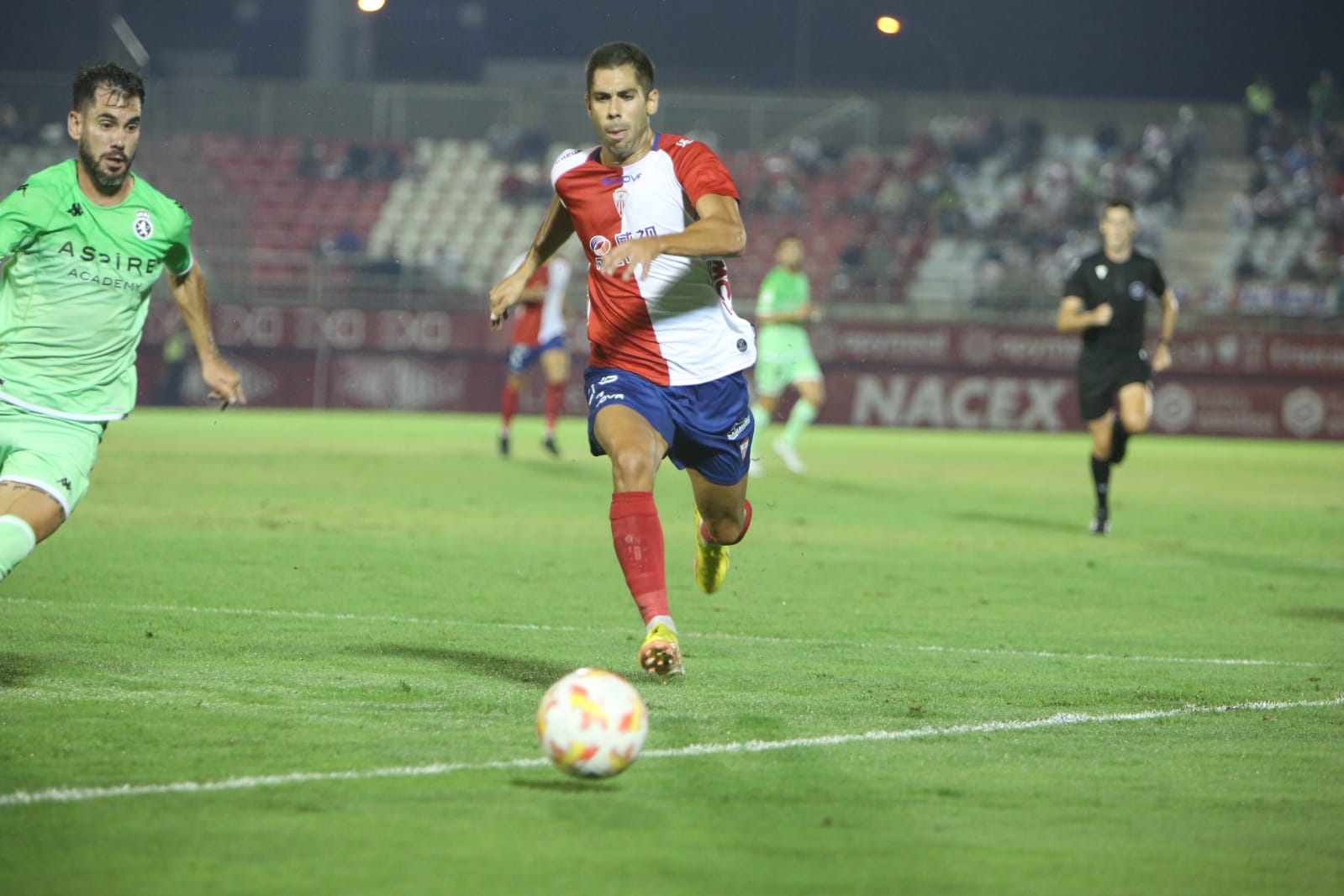 Roni durante el partido