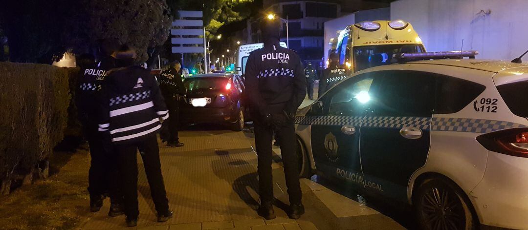 Así ha quedado el coche huido