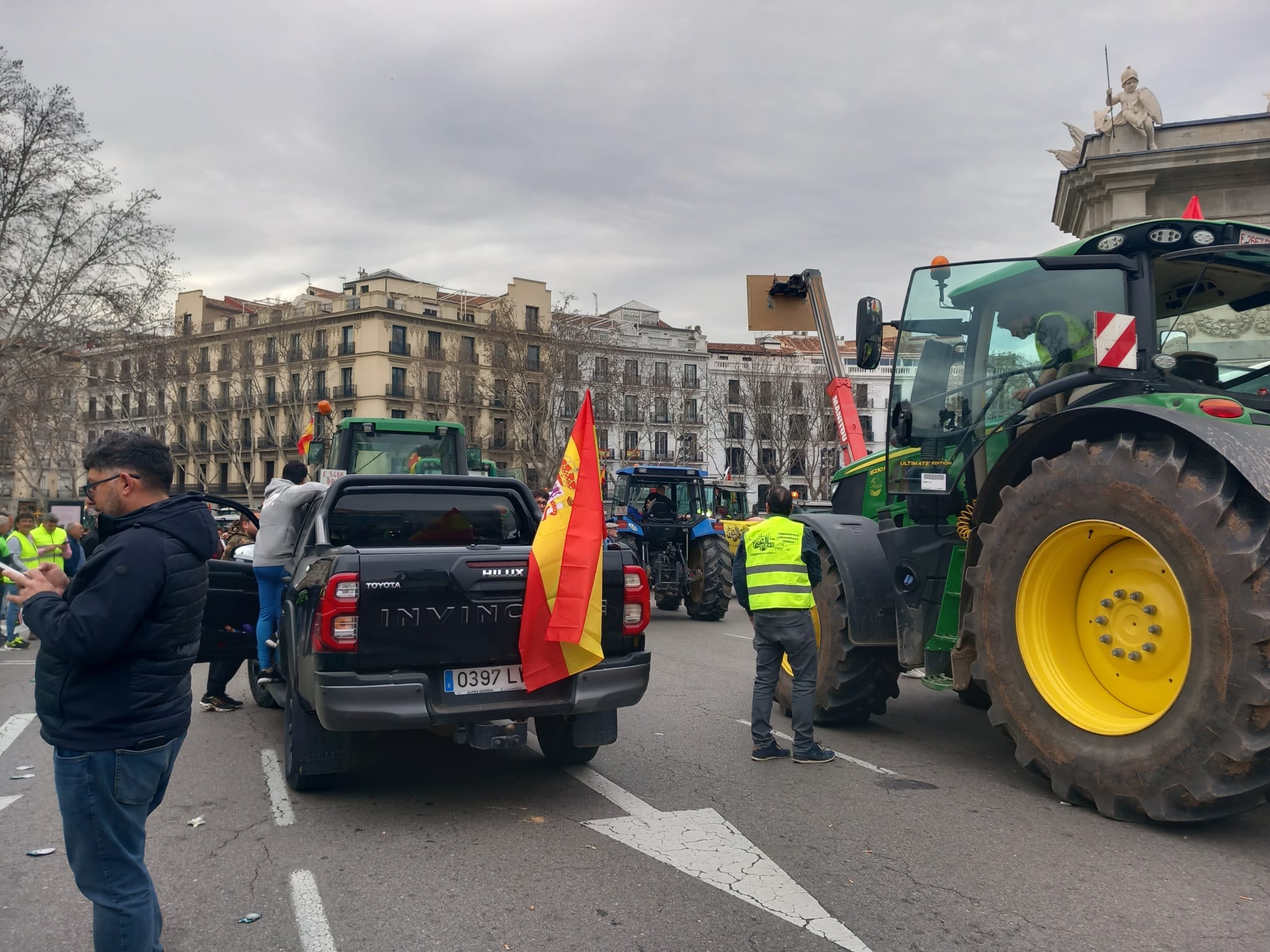 Los agricultores toman Cibeles
