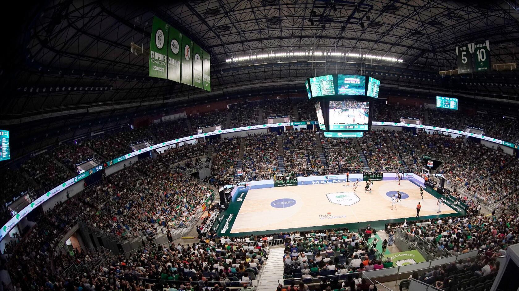 El Martín Carpena de Málaga será decisivo para el pase a semifinales en el partido entre el Unicaja y Lenovo Tenerife