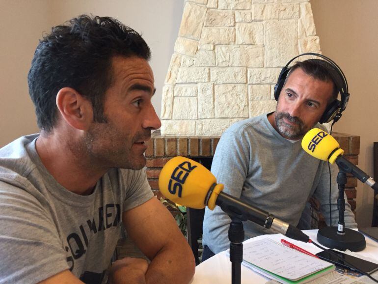 Paco Peña junto a Pedro Vera en la tertulia del Sorell