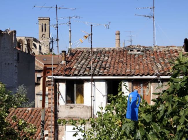 Vista exterior del piso donde supuestamente se produjo la agresión