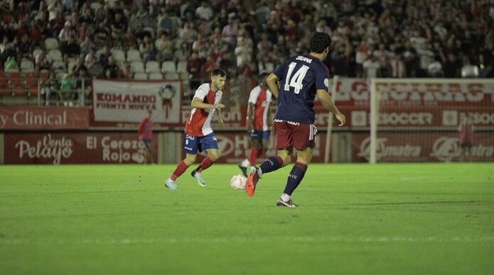 Iván durante el partido