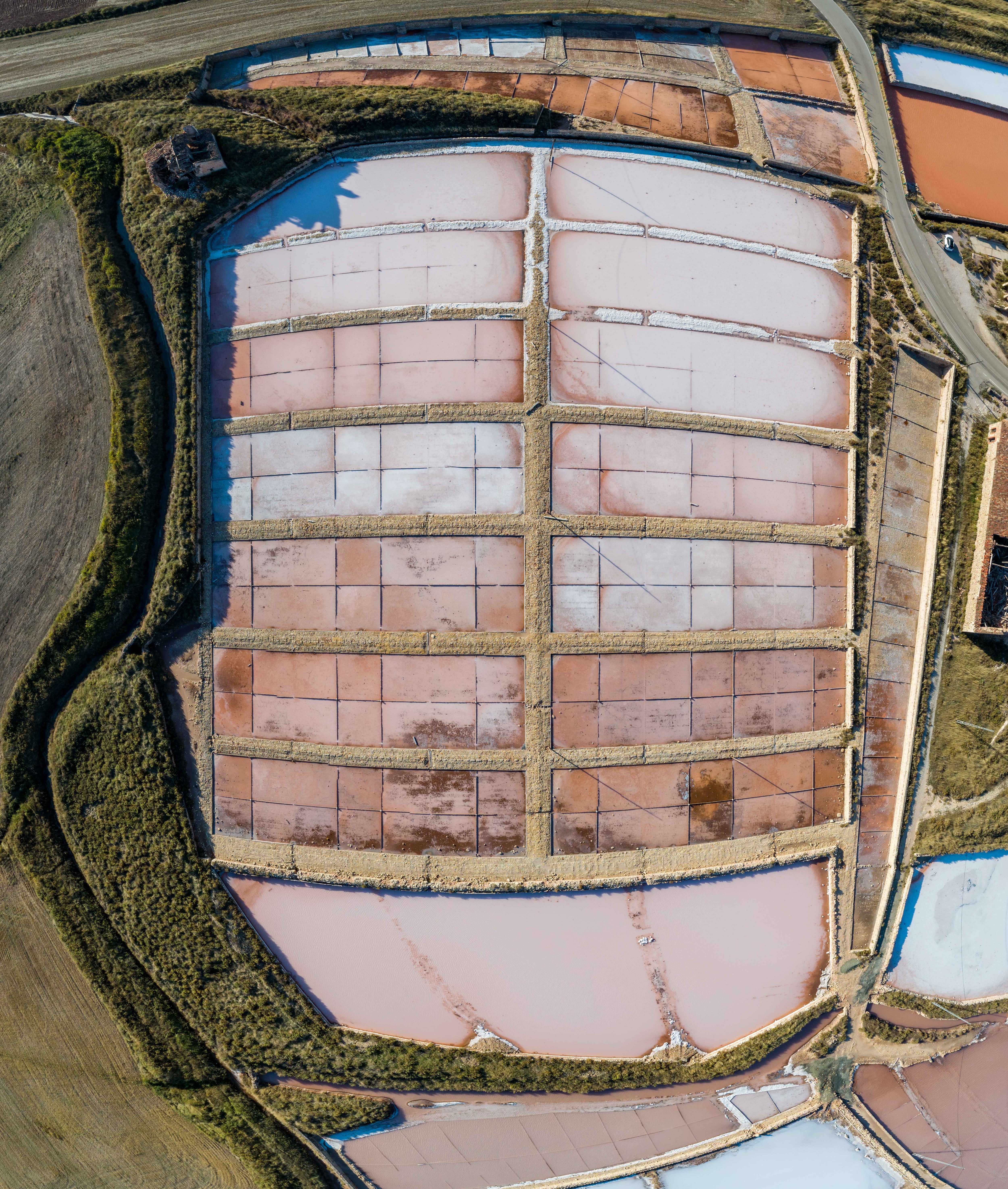 Foto aérea Salinas de Imón (Sigüenza)