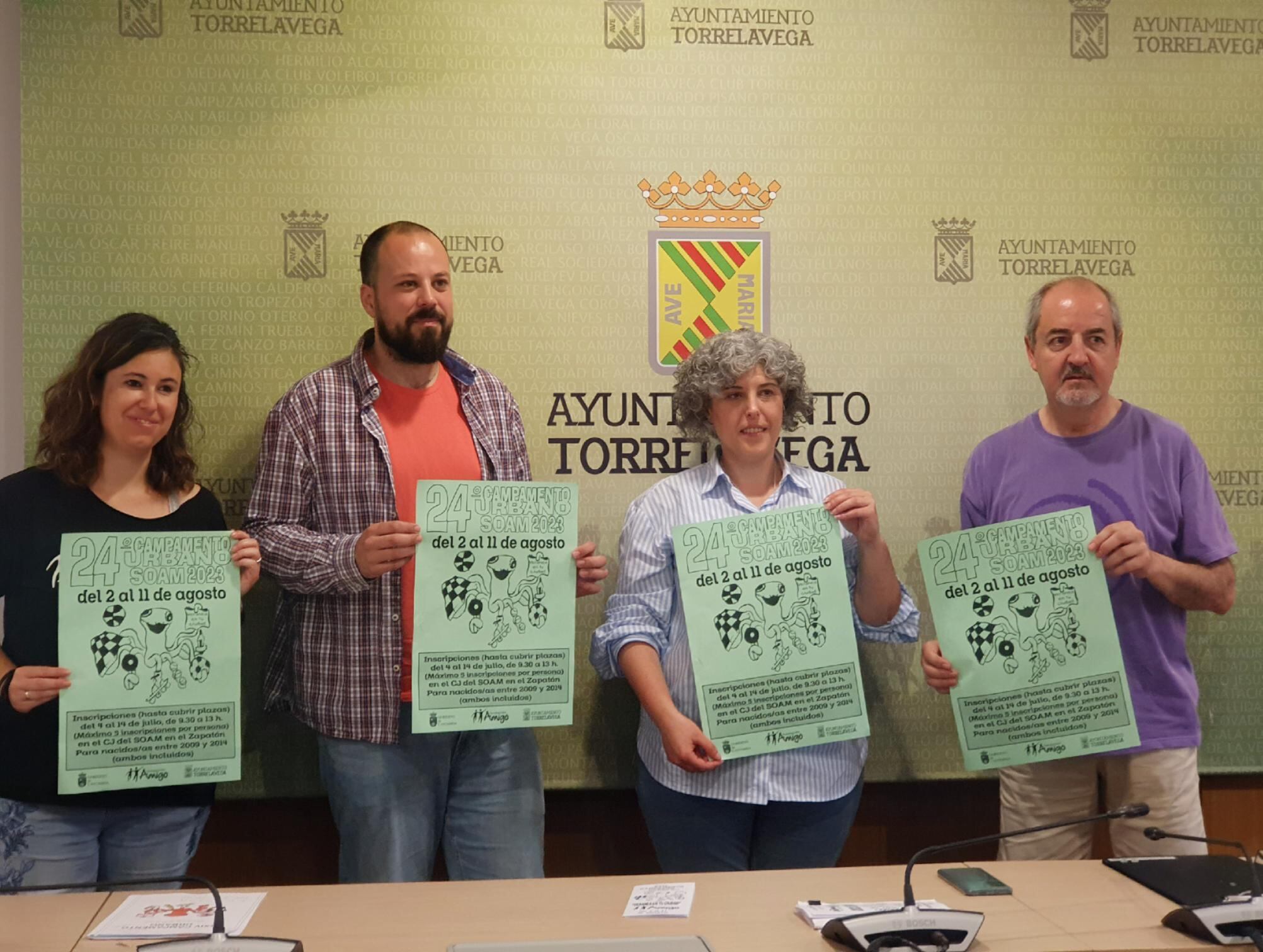 Presentación del campamento urbano del SOAM de 2023.