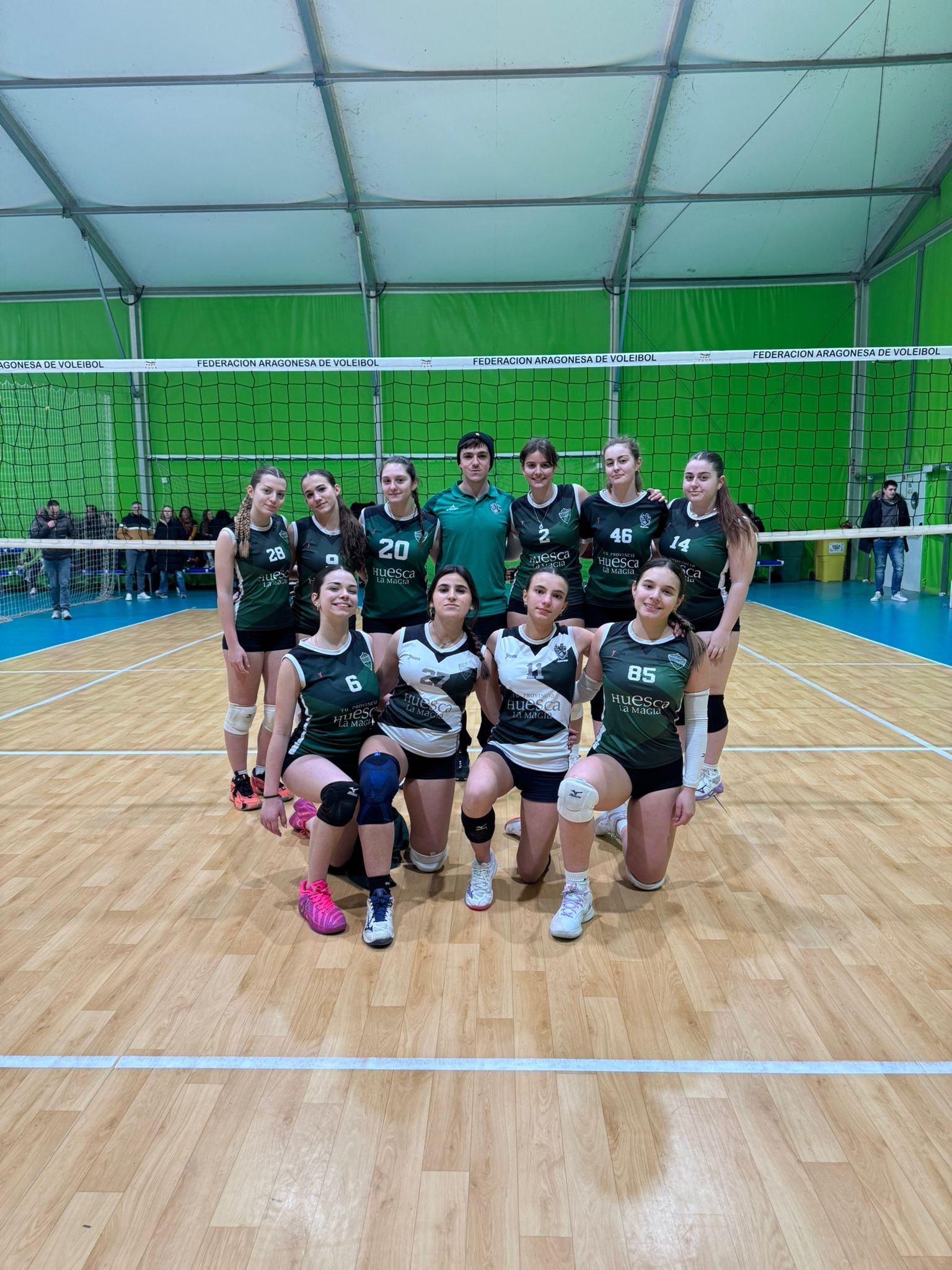 Equipos del Club Voleibol Huesca
