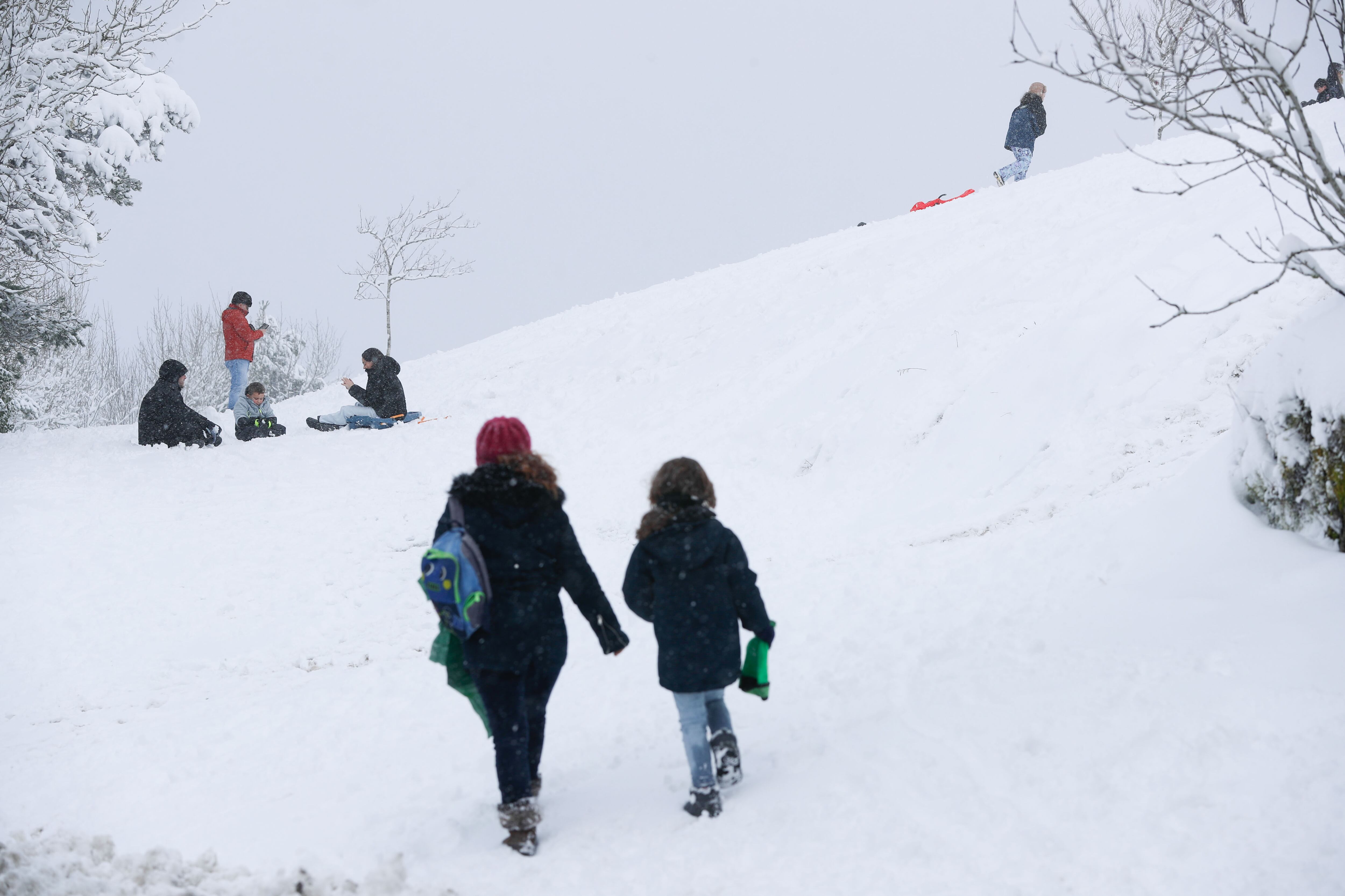 La cota de nieve se puede situar entre los 600 a 200 metros de altura