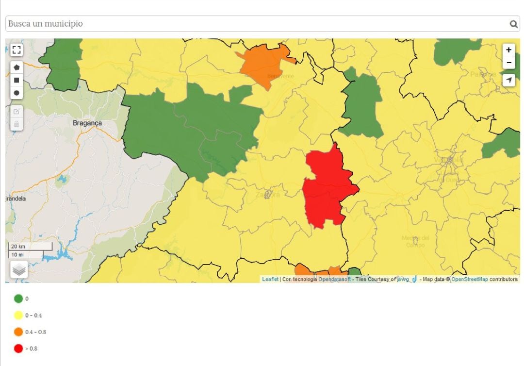 Situación de las Zonas Básicas de Salud a día de hoy