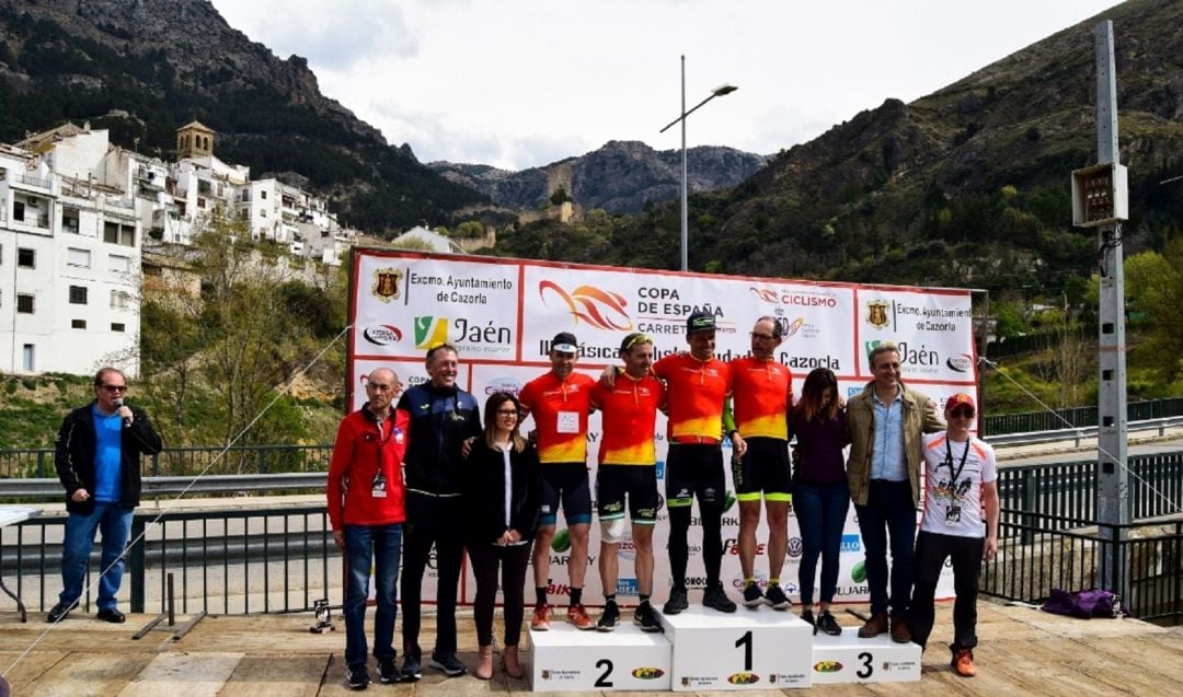 Podium III Clásica ciclista Ciudad de Cazorla