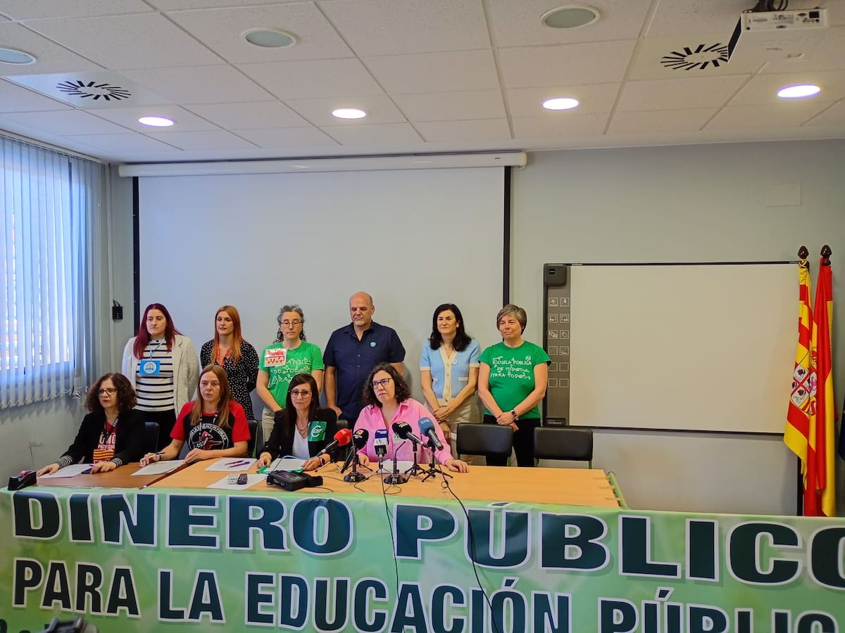 Huelga en la Educación Pública aragonesa por los conciertos del Bachillerato