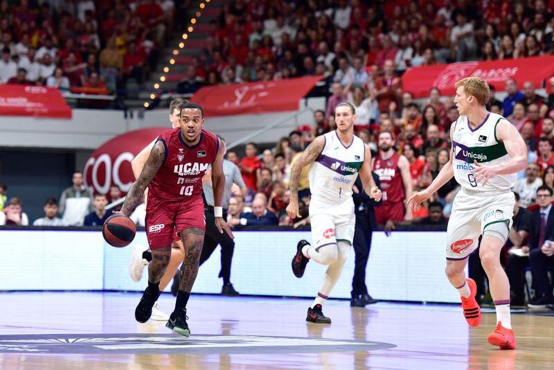 UCAM Murcia - Unicaja Málaga en el Palacio de los Deportes de Murcia