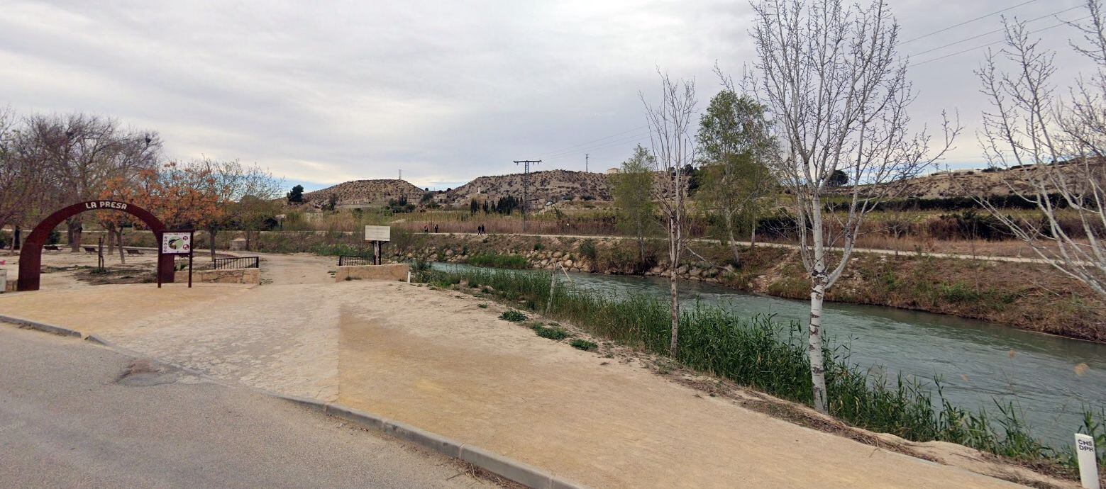 Playa fluvial de La Presa en Cieza