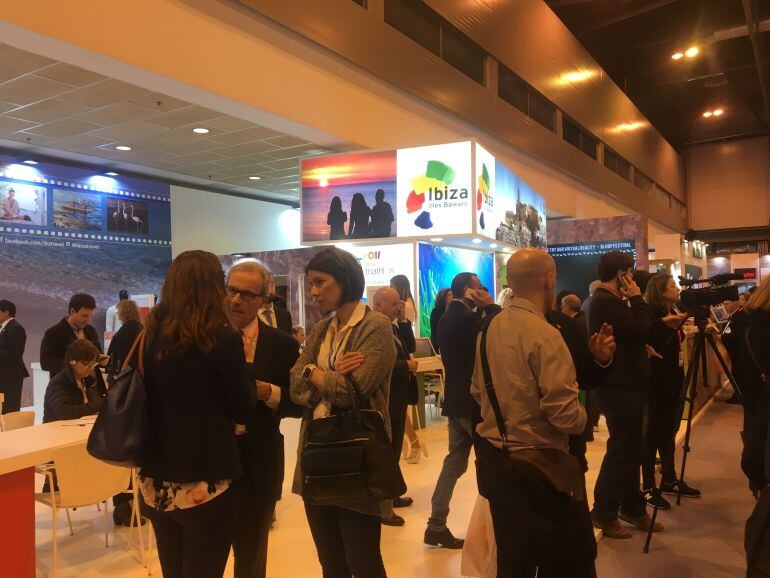 Imagen del Stand de Ibiza este viernes