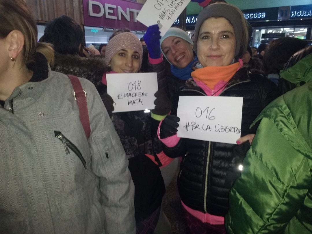Participantes en la "carrera contra el miedo"