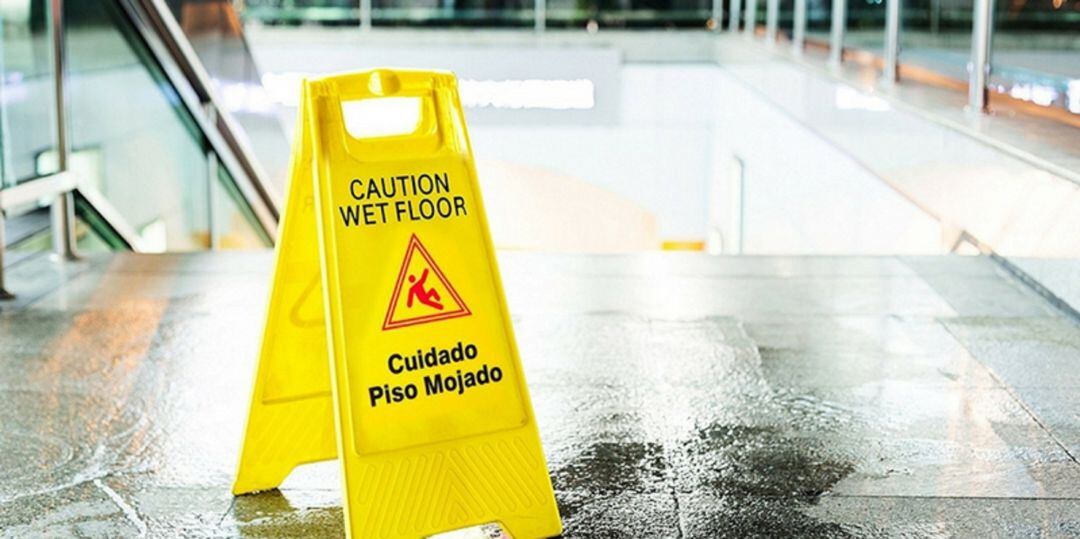 Indemnización por una caída en un comercio de Palencia