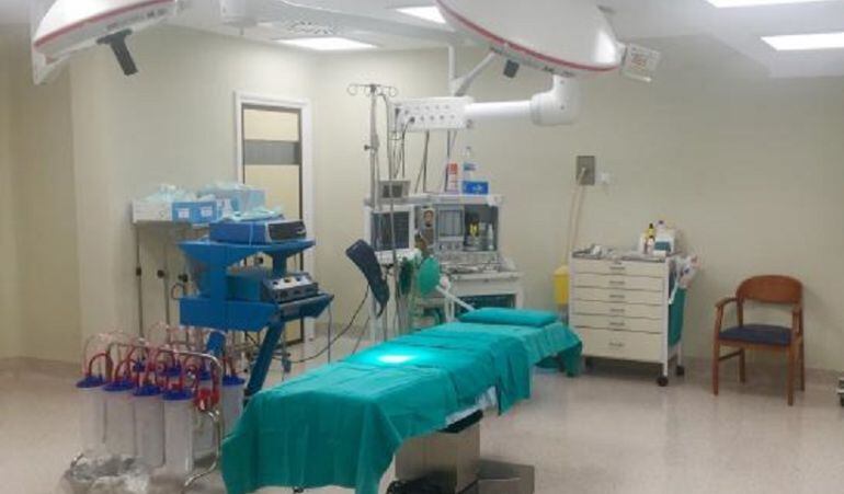 Uno de los quirófanos del Hospital Santa Bárbara de Puertollano