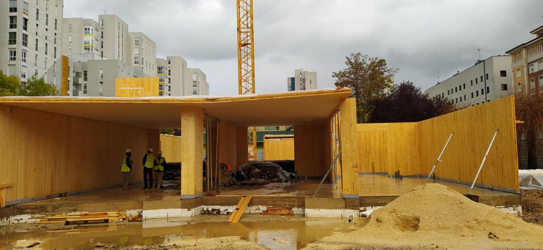 Construcción obras Escuela Infantil Río Vena