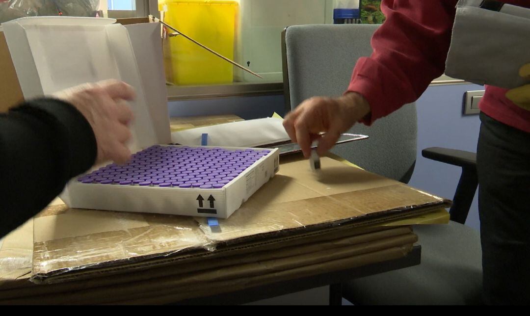 Llegada de las primeras vacunas a la Comunitat Valenciana