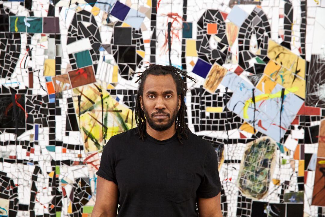 Rashid Johnson, amb la seva obra