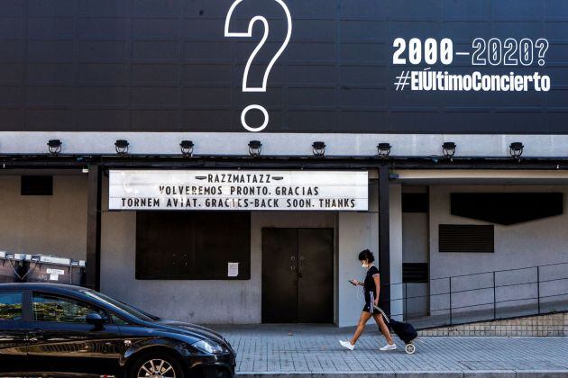 Vista de la sala de conciertos Razzmataz de Barcelona